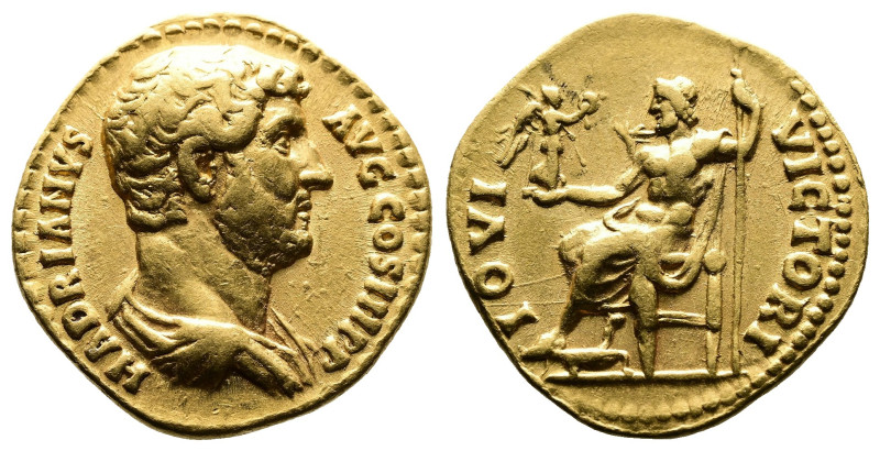 Hadrian, 117-138 AD. AV Aureus (21 mm, 7.21 g.), Rome, 134-138 AD. HADRIANVS AVG...