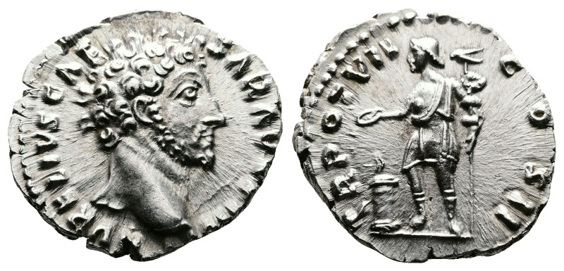 Marcus Aurelius, as Caesar, 139-161 AD. AR Denarius (17 mm, 3,47 g.). Rome, 152-...