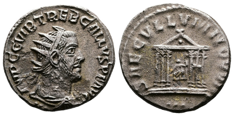 Trebonianus Gallus, 251-253 AD. AR Antoninianus (20mm, 4,20g.). Antioch, 251-253...