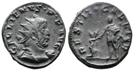 Gallienus, 253-268. Bilon Antoninianus (21 mm, 3.24 g.). Cologne, 257-258 AD. IMP GALLIENVS PIVS AVG Radiate and cuirassed bust of Gallienus to right....