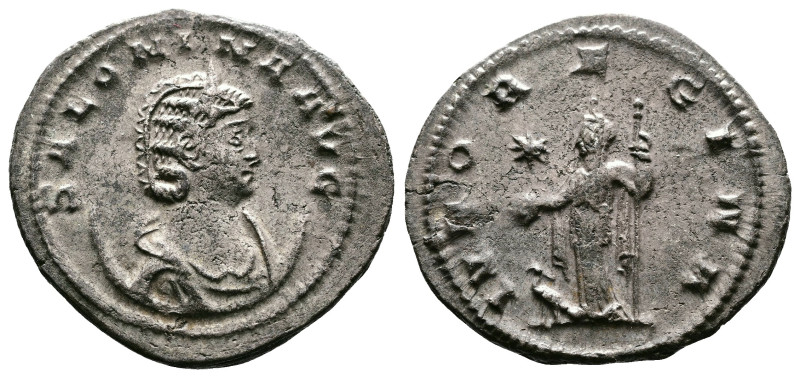 Salonina, 253-268 AD. Silvered Bronze Antoninianus. (23mm. 3,20 g.). Asian mint....