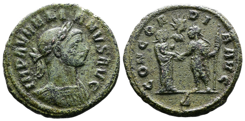 Aurelian, 270-275 AD. AE As (25mm, 7,01 g.). Rome, early-September 275 AD. IMP A...