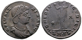 Galeria Valeria, 308-311 AD. AE Follis (25 mm, 6,25 g.). Thessalonica, 308-310 AD. GAL VALERIA AVG Diademed and draped bust of Galeria Valeria to righ...