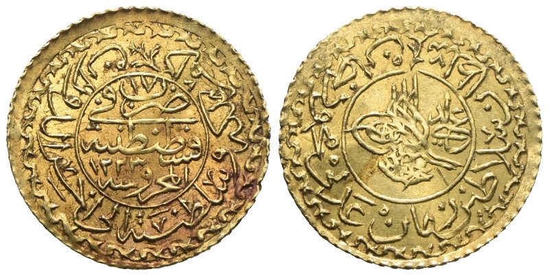 Ottoman Empire gold coin. Weight 1,61 gr - Diameter 17 mm.