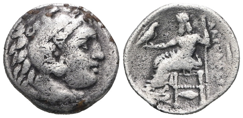 Kingdom of Macedon. Alexander III 'the Great' AR Drachm. circa 320-301 BC. Weigh...