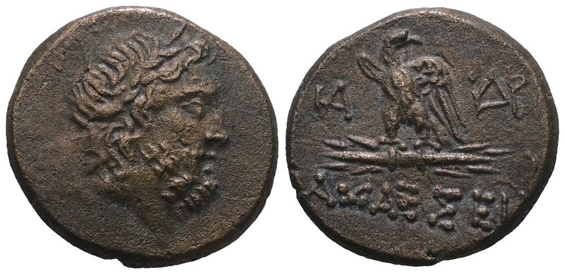 PONTOS. Amaseia. Ae (Circa 85-65 or 80-70 BC). Struck under Mithradates VI Eupat...