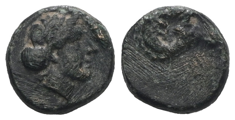 Greek uncertain AE. Weight 1,06 gr - Diameter 8 mm.