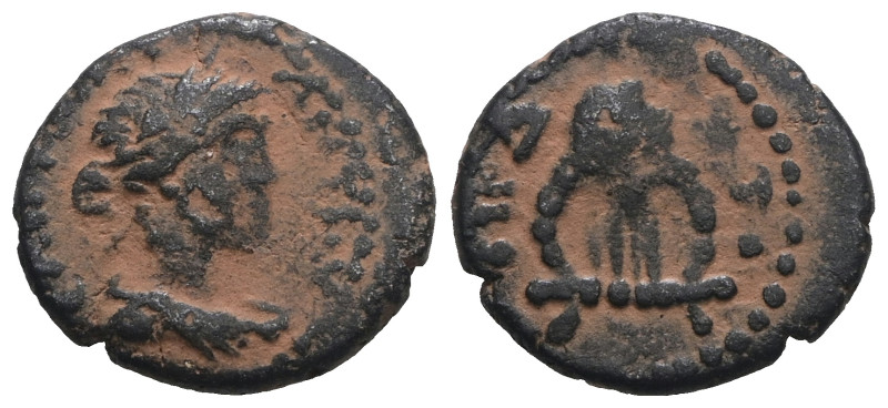 Seleukis and Pieria, Antioch Æ15. Pseudo-Autonomous issue, time of Nero. Artific...