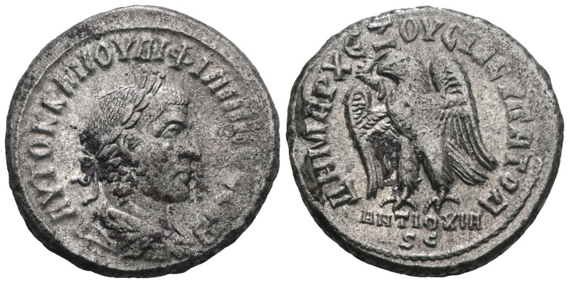 Syria, Antioch, AR tetradrachm, Philip I (244-249 AD). Weight 12,95 gr - Diamete...