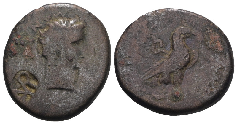 PHRYGIA. Amorium. Augustus (27 BC-14 AD). Ae. Weight 5,70 gr - Diameter 19 mm.