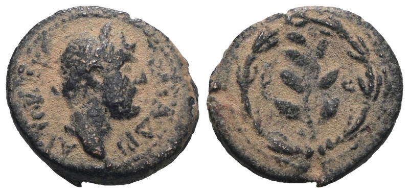 Trajan. AD 98-117. Æ .Artificial sandpatina. Weight 2,56 gr - Diameter 14 mm.