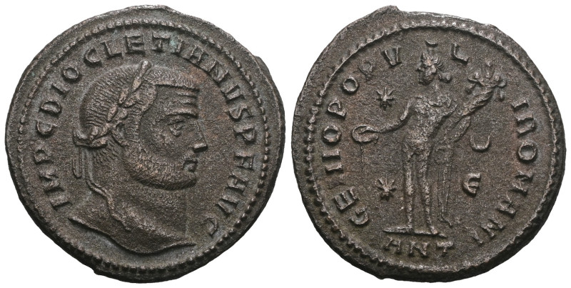 Diocletian AD 284-305. Antioch Follis Æ. Weight 9,21 gr - Diameter 26 mm.