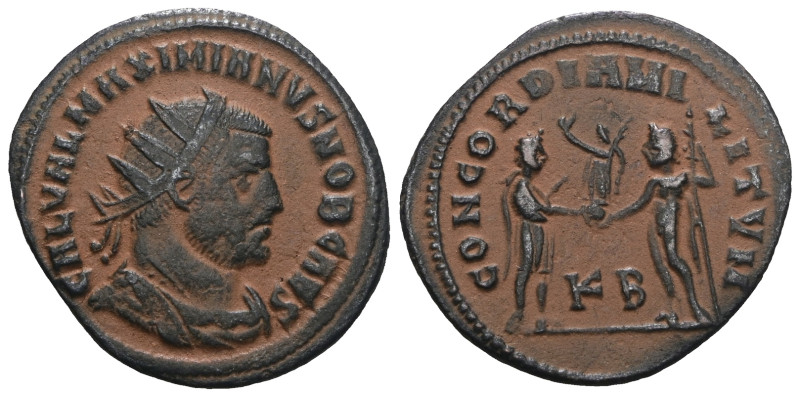 Maximianus Herculius (286-305). AE, Antoninianus. Artificial sandpatina. Weight ...