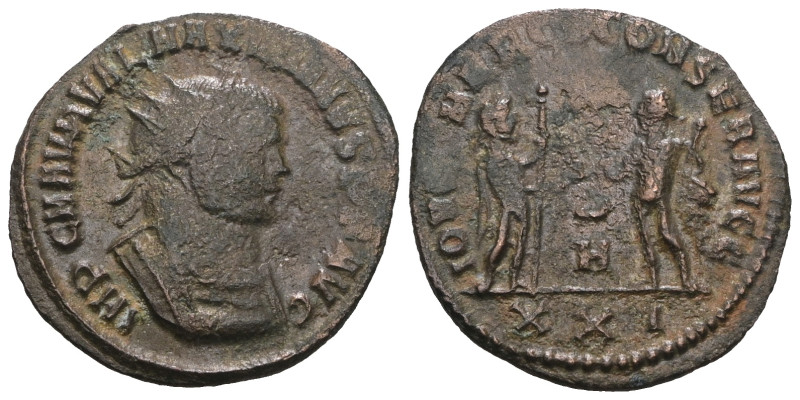 Maximianus Herculius (286-305). AE, Antoninianus. Weight 2,53 gr - Diameter 21 m...