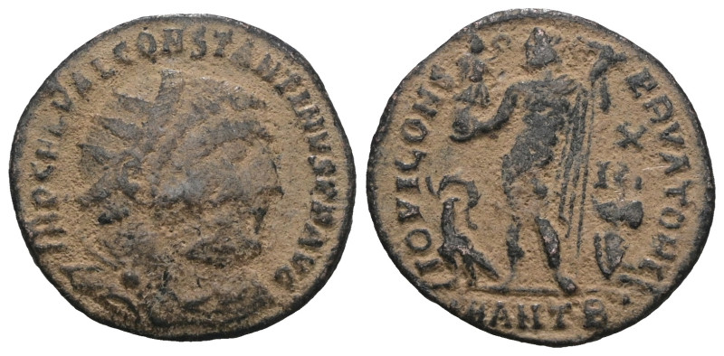 Constantine I. As Caesar, A.D. 306-307. Æ follis. Artificial sandpatina. Weight ...