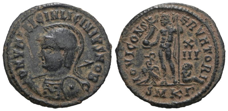 Licinius II as Caesar (317-324). AE, Follis. Artificial sandpatina. Weight 2,88 ...