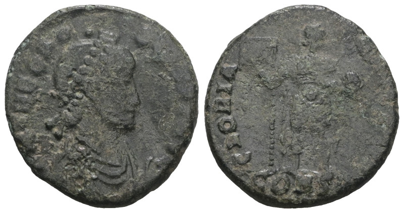 Theodosius I. A.D. 379-395. AE. Weight 4,38 gr - Diameter 18 mm.