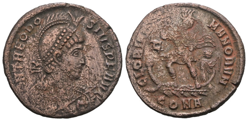 Theodosius I. A.D. 379-395. AE. Weight 4,15 gr - Diameter 21 mm.