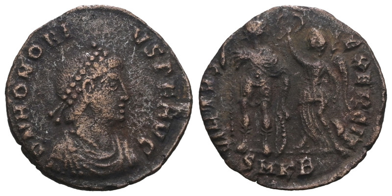 Honorius (393-423) AE. Weight 1,81 gr - Diameter 16 mm.