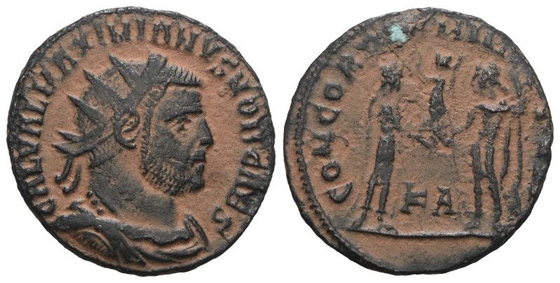 Maximianus Herculius (286-305). AE, Antoninianus. Artificial sandpatina. Weight ...