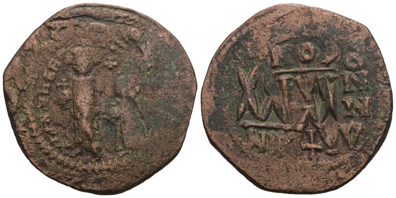 Byzantine bronze coin. Weight 10,55 gr - Diameter 30 mm.