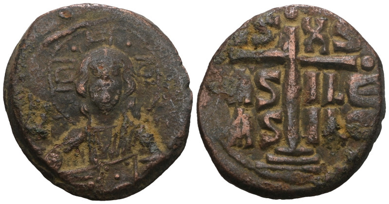 Anonymous. Class B. Romanus III. AE, Follis Constantinople. Weight 11,43 gr - Di...