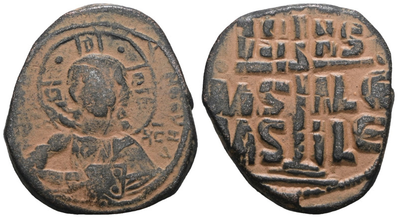 Anonymous. Class B. Romanus III, AE, Follis. Artificial sandpatina. Weight 10,92...