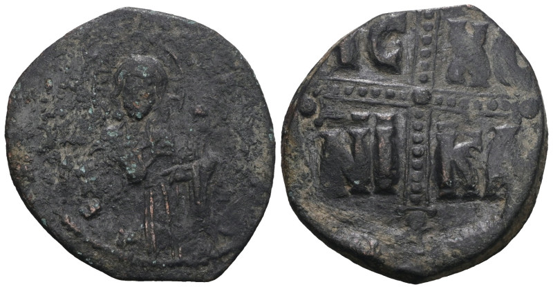 Michael IV the Paphlagonian AD 1034-1041. Constantinople. Anonymous follis Æ. We...