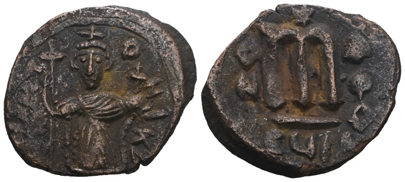 Byzantine bronze coin. Weight 4,49 gr - Diameter 24 mm.