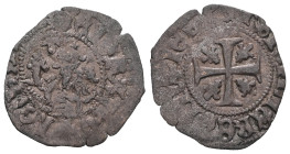 NAPOLI. Regno di Napoli. Giovanna I d'Angio (1343-1382). Denaro. Mi. Pannuti-Riccio 3 / M.I.R. 32 (N.C.) Napoli. Giovanna I d'Angio (1343-1347). Denar...