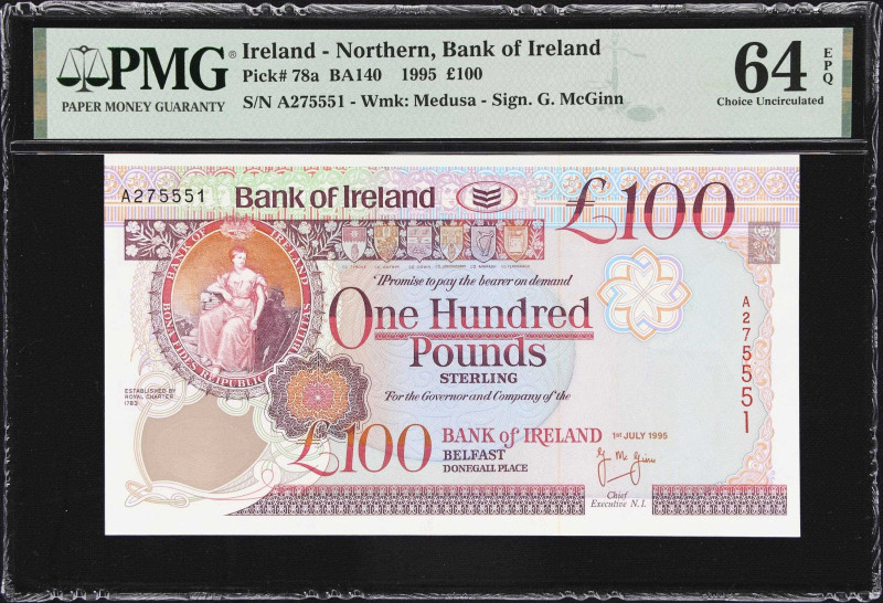 MIXED LOTS. Lot of (6). Ireland & Scotland. Mixed Banks. 1, 5, 50, & 100 Pounds,...