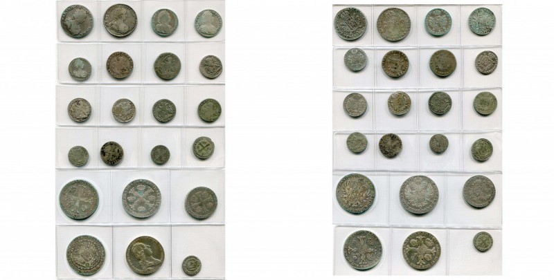 BRABANT, Duché, lot de 22 p. de la période autrichienne, dont: Marie-Thérèse, de...