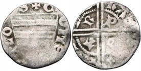 LOON, Graafschap, Jan I (1276/1278-1279), AR sterling. Met naam van muntmeester Peter. Vz/ + C-OMES- DE· LO-S Schild met het wapen van Loon. Kz/ [I ...