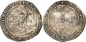VLAANDEREN, Graafschap, Philips de Schone (1482-1506), AR vuurijzer, z.j. (1492-1493), Brugge. In naam van Maximiliaan van Habsburg. Muntteken: kruisj...