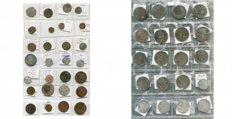 FRANCE, lot de 170 p., dont: Comté de Tripoli, Raymond II, petit cuivre au cheva...