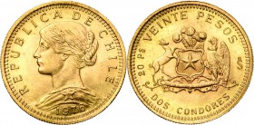 CHILI, République (1818-), AV 20 pesos, 1976. Fr. 56.
Superbe