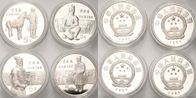 CHINA, People''s Republic (1949-), proofset of 4 pcs of 5 yuan 1984, Soldier Statues from Archeological Discovery. K.M. PS13.
Proof