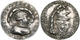 ALLEMAGNE, AR médaille, 1526, M. Gebel. Christoph Fürer von Haimendorff (1479-1537), patricien de Nuremberg. D/ B. cuir. à d., coiffé d''une grande to...