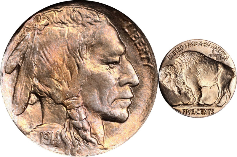 1914 Buffalo Nickel. MS-65 (PCGS). CAC. OGH Generation 3.0.
PCGS# 3924. NGC ID:...