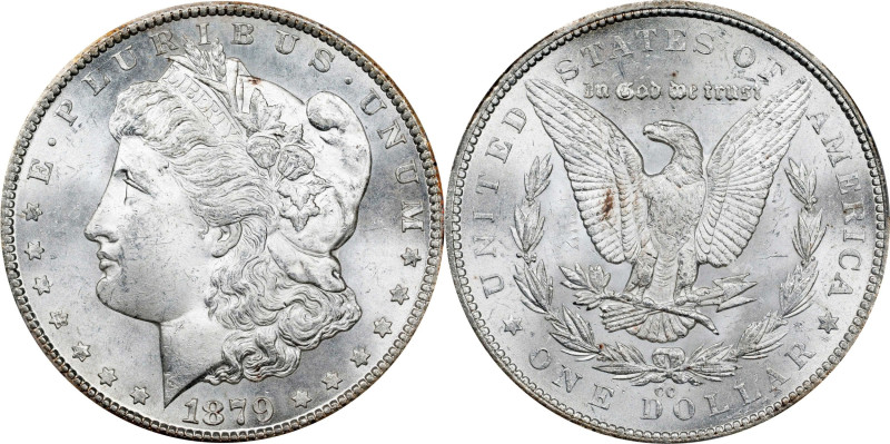 1879-CC Morgan Silver Dollar. VAM-3. Top 100 Variety. Capped Die. MS-63 (PCGS)....