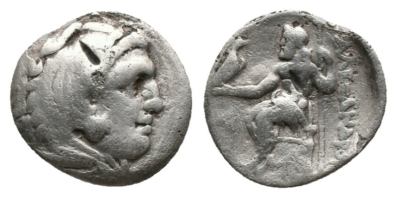 Kings of Macedon. Alexander III "the Great" 336-323 BC. Drachm. . AR
Weight: 3....