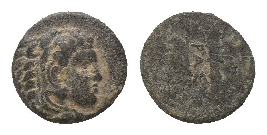 Greek Coin. AE
Weight: 1.77 g
Diameter: 12.06 mm