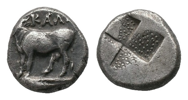 Bithynia. Calchedon. 367/6-340 BC. Hemidrachm. AR. AR
Weight: 2.43 g
Diameter:...