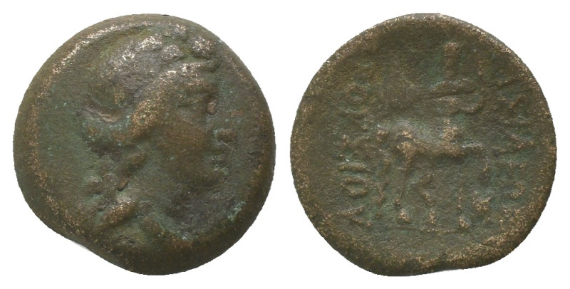 Kings of Bithynia. Prusias II. 182-149 BC. AE
Weight: 6.35 g
Diameter: 19.70 m...