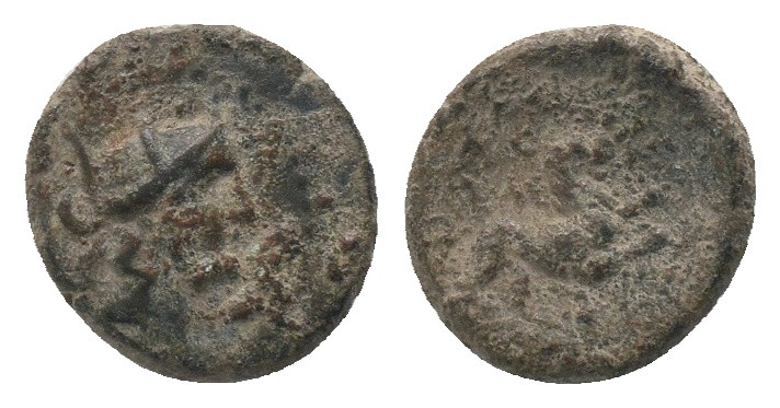 Greek Coin. AE
Weight: 4.37 g
Diameter: 17.74 mm