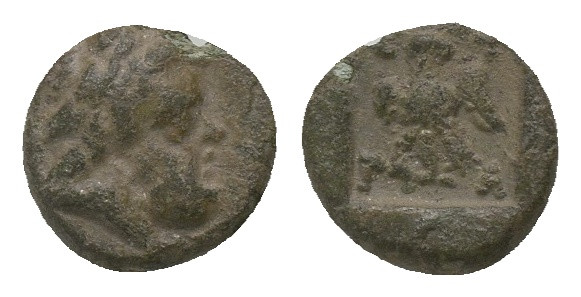 Greek Coin. AE
Weight: 1.49 g
Diameter: 11.32 mm