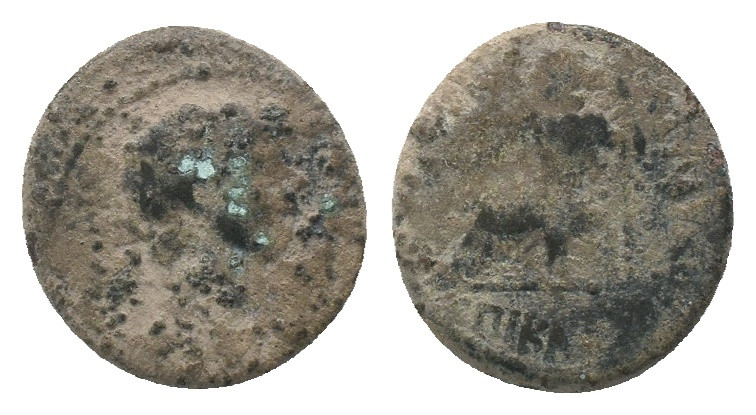 Roman Provincial Coin. AE
Weight: 3.91 g
Diameter: 19.10 mm