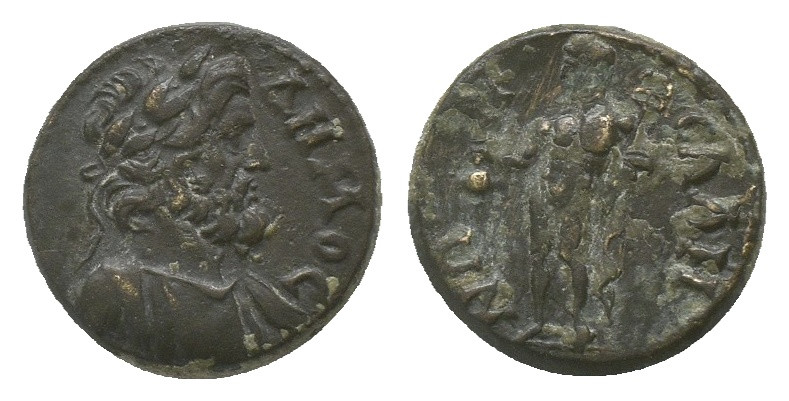 Roman Provincial Coin. AE Weight: 3.58 g
Diameter: 15.75 mm