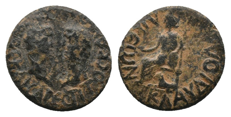 Roman Provincial Coin. AE Weight: 5.0 g
Diameter: 19.46 mm