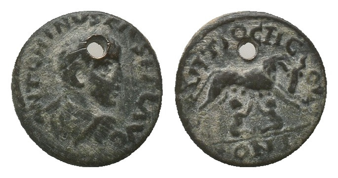 Roman Provincial Coin. AE
Weight: 2.46 g
Diameter: 16.32 mm